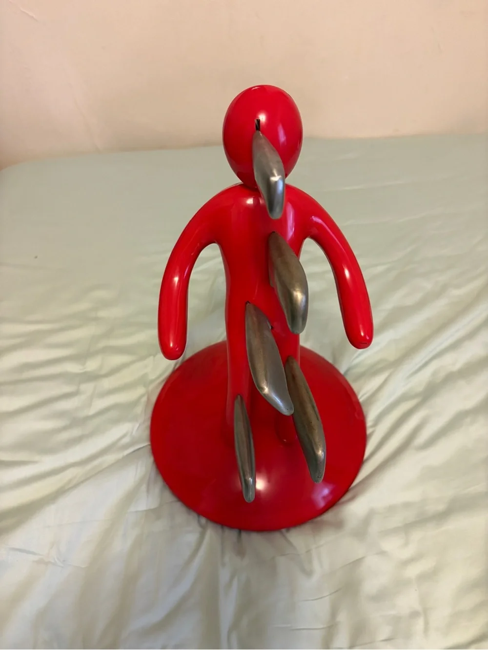 The Ex Voodoo Knife Block, originally designed by Raffaele Iannello